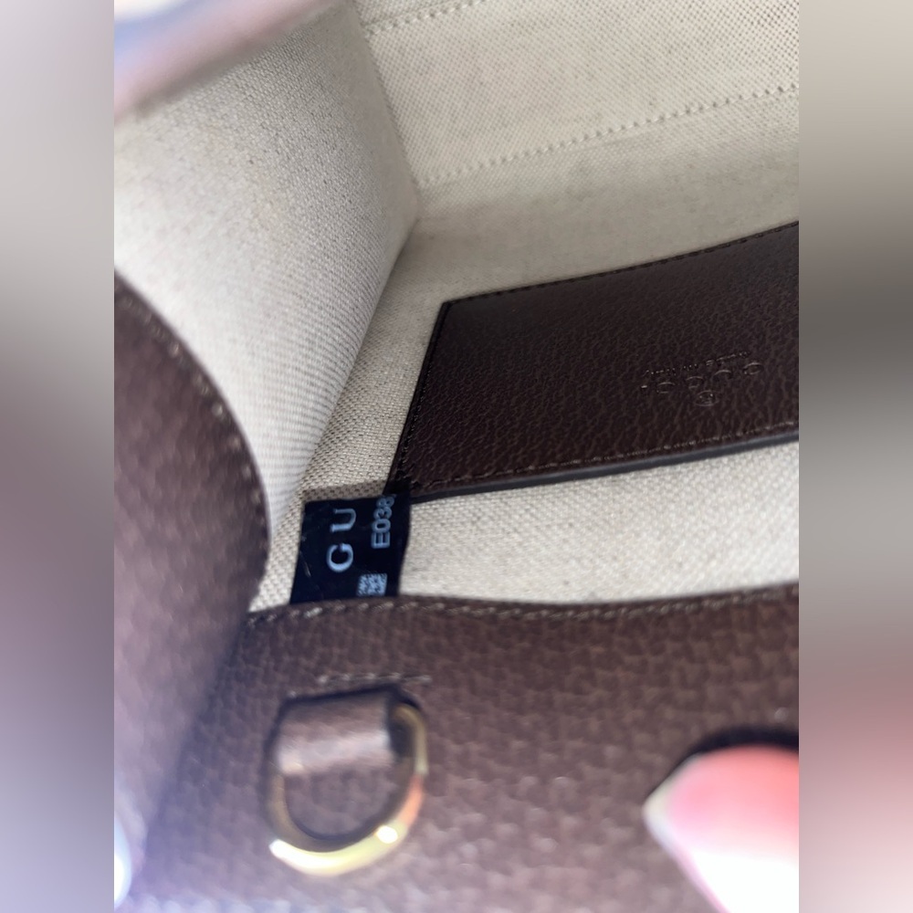 SOLD ❤️NWT💚 Gucci Jumbo GG Mini Tote with Strap - Brown Crossbody & Shoulder Bag - Picture 10 of 12
